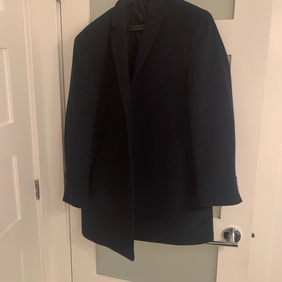 Mens calvin klein blue coat size 42R - Picture 2 of 3